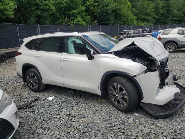 5TDHZRBH6LS501315 - 2020 TOYOTA HIGHLANDER XLE WHITE photo 4