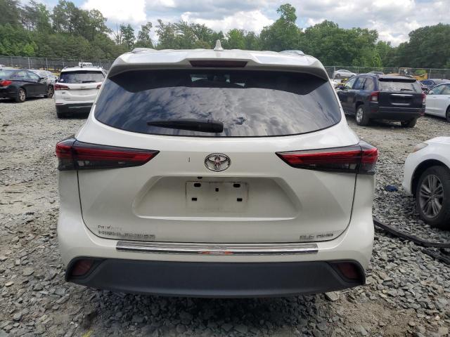 5TDHZRBH6LS501315 - 2020 TOYOTA HIGHLANDER XLE WHITE photo 6