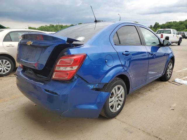 1G1JB5SG6H4162136 - 2017 CHEVROLET SONIC LS 蓝色 照片 3