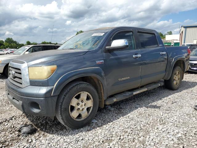 5TBEV58128S477032 - 2008 TOYOTA TUNDRA CREWMAX LIMITED GRAY photo 1