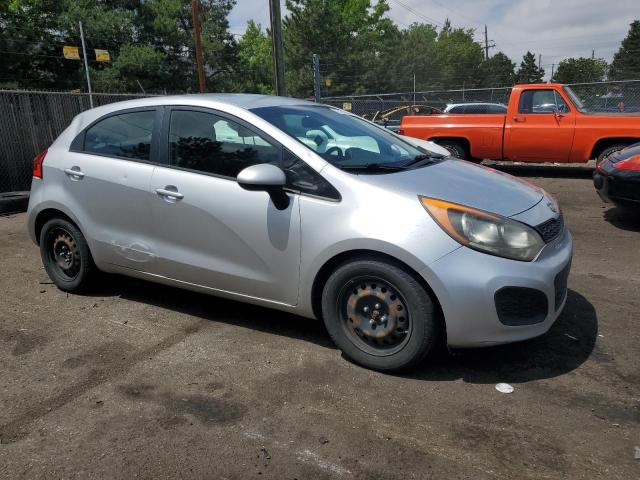 KNADM5A37C6013161 - 2012 KIA RIO LX SILVER photo 4