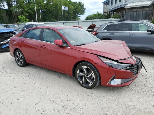 KMHLN4AJ9MU004166 - 2021 HYUNDAI ELANTRA LIMITED RED photo 4