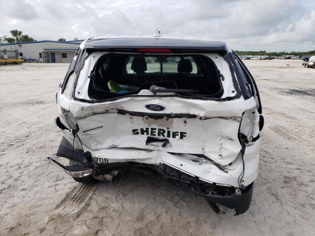 1FM5K8AR3HGD07544 - 2017 FORD EXPLORER POLICE INTERCEPTOR WHITE photo 6