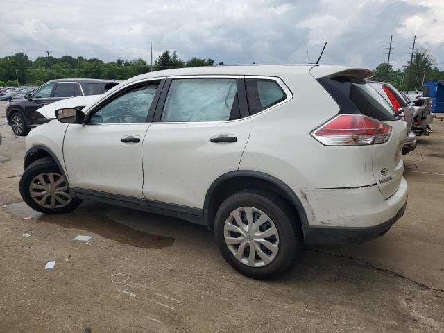 KNMAT2MV0GP669853 - 2016 NISSAN ROGUE S WHITE photo 2