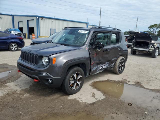 ZACNJBC15KPK05732 - 2019 JEEP RENEGADE TRAILHAWK GRAY photo 1