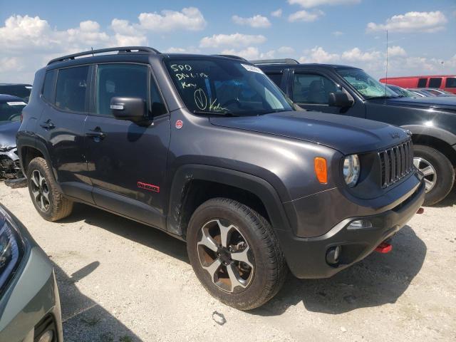 ZACNJBC15KPK05732 - 2019 JEEP RENEGADE TRAILHAWK GRAY photo 4