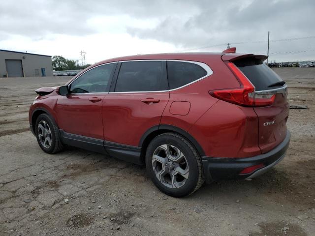 5J6RW1H8XKL001920 - 2019 HONDA CR-V EXL MAROON photo 2