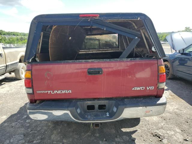 5TBBT4415YS084862 - 2000 TOYOTA TUNDRA ACCESS CAB 栗色 照片 6