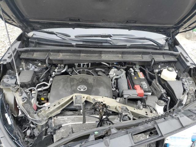 5TDGZRBH6NS175420 - 2022 TOYOTA HIGHLANDER XLE BLACK photo 12