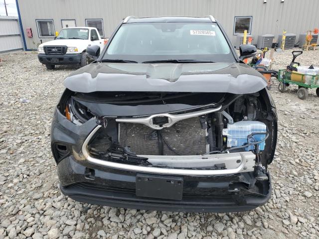 5TDGZRBH6NS175420 - 2022 TOYOTA HIGHLANDER XLE BLACK photo 5