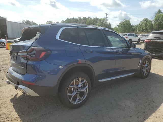 WBX47DP09RN299159 - 2024 BMW X3 SDRIVE30I BLUE photo 3