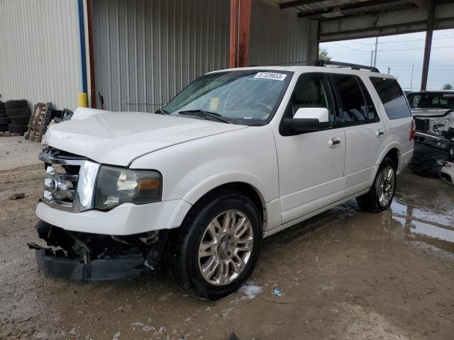 1FMJU1K59BEF18049 - 2011 FORD EXPEDITION LIMITED WHITE photo 1