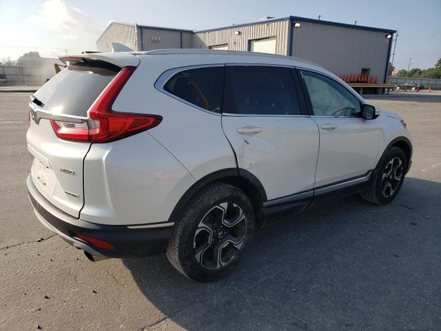 2HKRW2H90HH642673 - 2017 HONDA CR-V TOURING WHITE photo 3