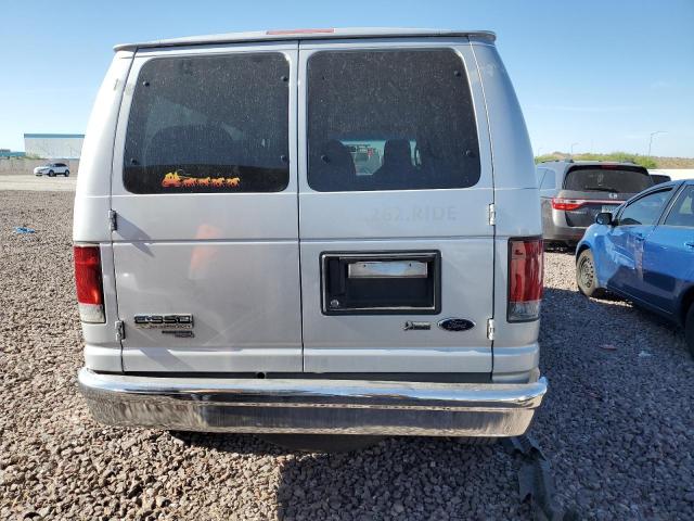 1FBNE3BL7CDA26144 - 2012 FORD ECONOLINE E350 SUPER DUTY WAGON SILVER photo 6