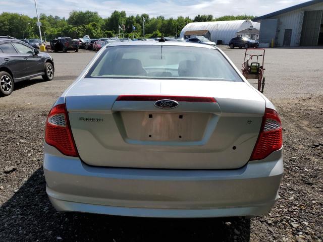 3FAHP0GA5BR224502 - 2011 FORD FUSION S SILVER photo 6