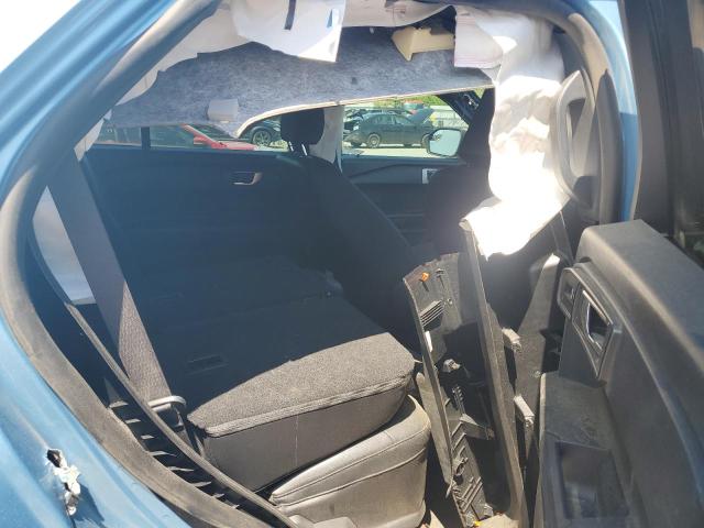 1FM5K8AW9MNA05252 - 2021 FORD EXPLORER POLICE INTERCEPTOR BLUE photo 11