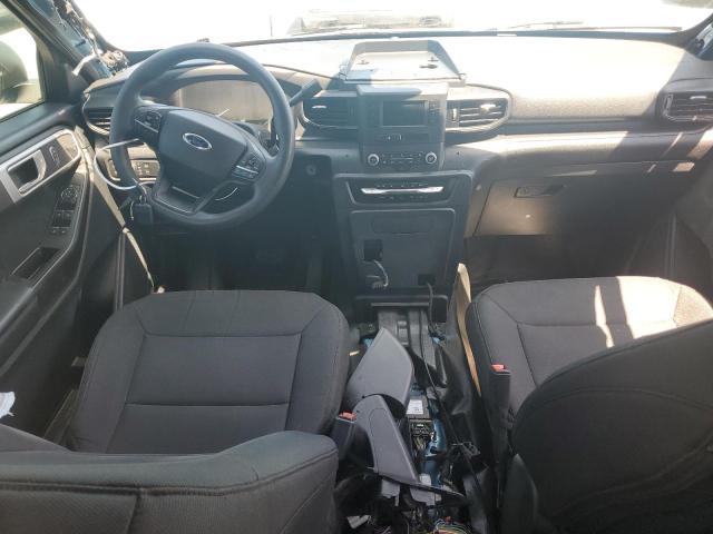 1FM5K8AW9MNA05252 - 2021 FORD EXPLORER POLICE INTERCEPTOR BLUE photo 8