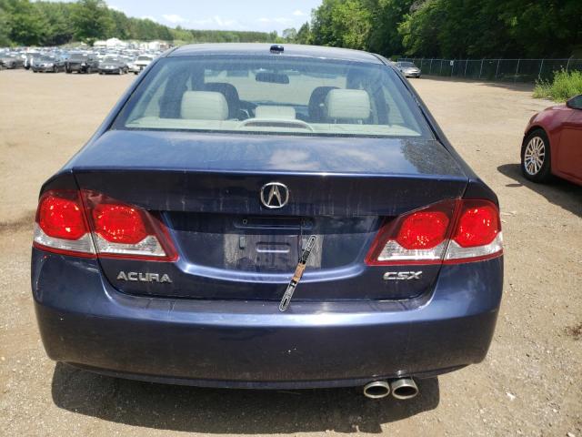 2HHFD5F7XAH201298 - 2010 ACURA CSX TECHNOLOGY BLUE photo 6