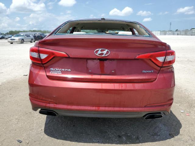 5NPE34AF8GH425230 - 2016 HYUNDAI SONATA SPORT BURGUNDY photo 6