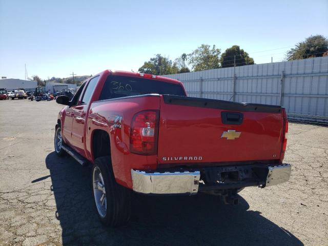 3GCPKSE72DG289281 - 2013 CHEVROLET SILVERADO RED photo 3