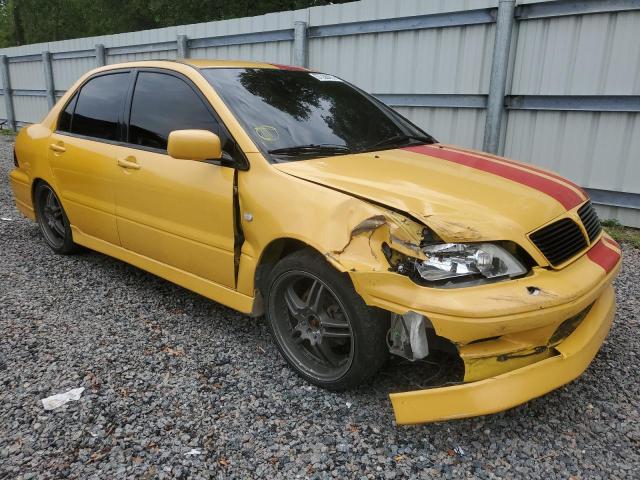 JA3AJ86E92U007672 - 2002 MITSUBISHI LANCER OZ RALLY YELLOW photo 4