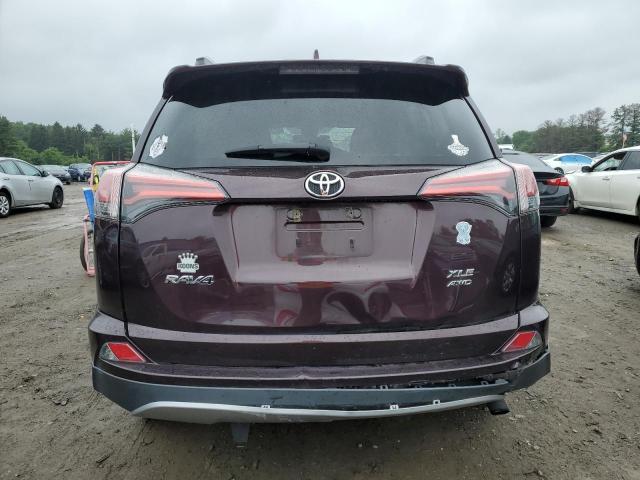 2T3RFREV6JW831918 - 2018 TOYOTA RAV4 ADVENTURE MAROON photo 6