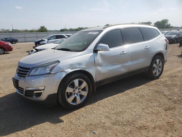 1GNKVJKD6FJ363249 - 2015 CHEVROLET TRAVERSE LTZ SILVER photo 1