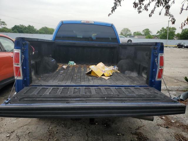 1FTFX1EF6BKD08547 - 2011 FORD F150 SUPER CAB BLUE photo 6