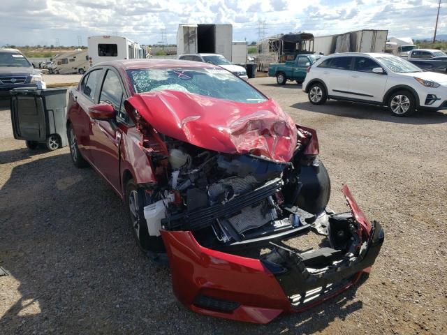 3N1CN8EV9ML925924 - 2021 NISSAN VERSA SV RED photo 1