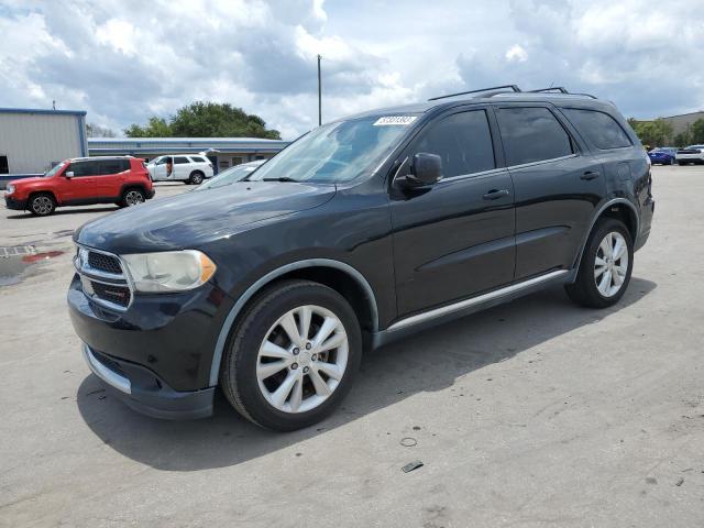 1C4RDHDG0CC210733 - 2012 DODGE DURANGO CREW BLACK photo 1