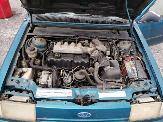 1FAPP36X8PK120309 - 1993 FORD TEMPO GL TURQUOISE photo 11