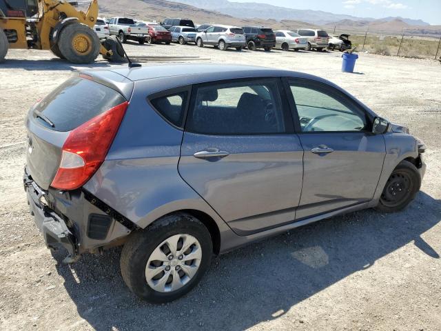 KMHCT5AE5FU233493 - 2015 HYUNDAI ACCENT GS GRAY photo 3