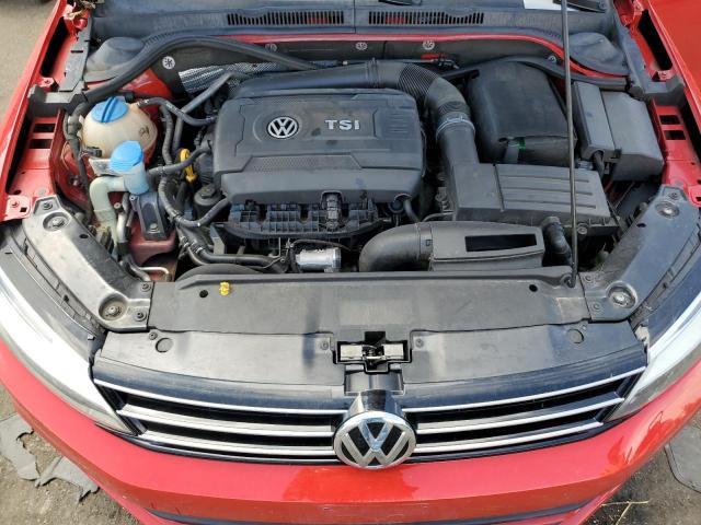 3VWD17AJ9FM416467 - 2015 VOLKSWAGEN JETTA SE RED photo 11