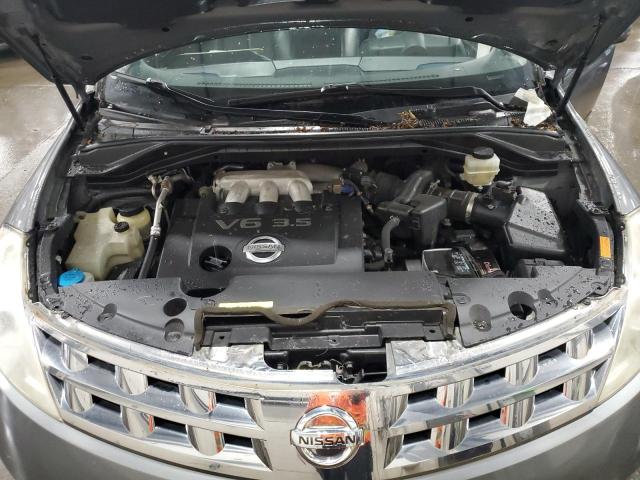 JN8AZ08W05W423513 - 2005 NISSAN MURANO SL GRAY photo 11