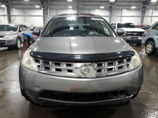 JN8AZ08W05W423513 - 2005 NISSAN MURANO SL GRAY photo 5