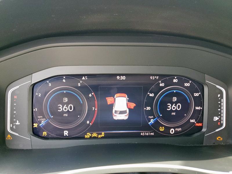 1V2JE2CA3NC205175 - 2022 VOLKSWAGEN ATLAS CROS SE GRAY photo 9