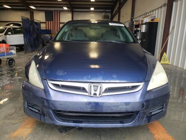 1HGCM56377A093430 - 2007 HONDA ACCORD SE BLUE photo 5