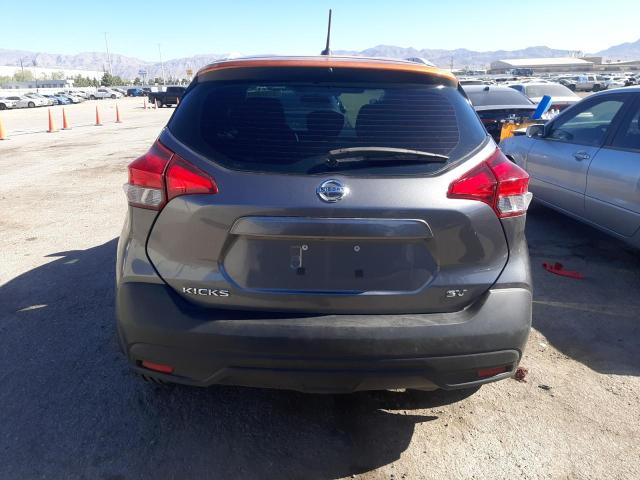 3N1CP5CU9JL536134 - 2018 NISSAN KICKS S GRAY photo 6