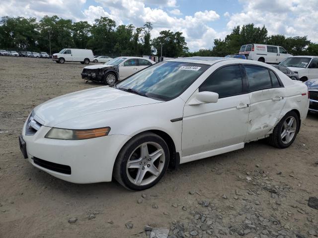 19UUA66255A050485 - 2005 ACURA TL WHITE photo 1