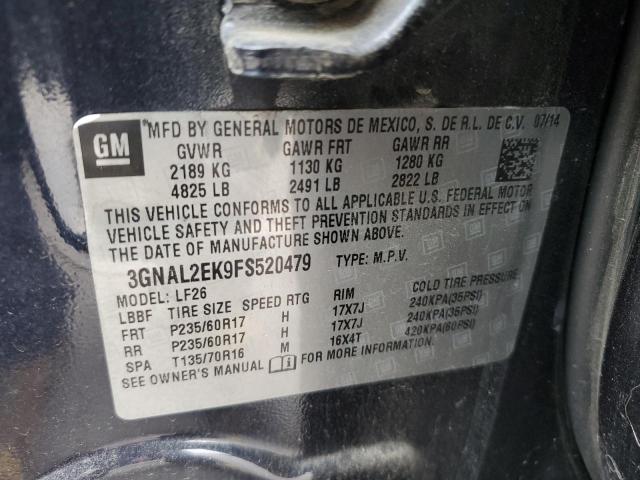 3GNAL2EK9FS520479 - 2015 CHEVROLET CAPTIVA LS 蓝色 照片 13