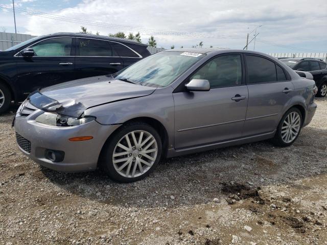 1YVHP85DX65M13980 - 2006 MAZDA 6 S GRAY photo 1