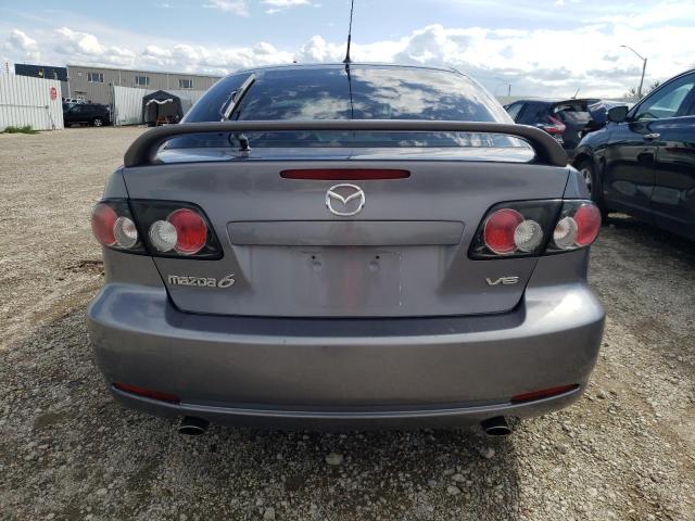 1YVHP85DX65M13980 - 2006 MAZDA 6 S GRAY photo 6