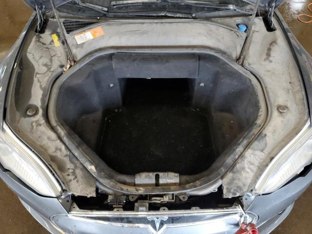 5YJSA1CN9DFP13148 - 2013 TESLA MODEL S GRAY photo 11