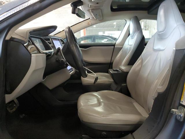 5YJSA1CN9DFP13148 - 2013 TESLA MODEL S GRAY photo 7