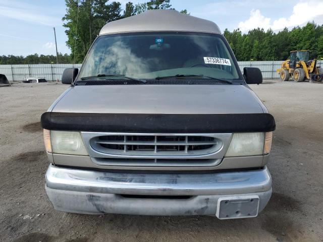 1FDRE14L92HB02237 - 2002 FORD ECONOLINE E150 VAN BEIGE photo 5