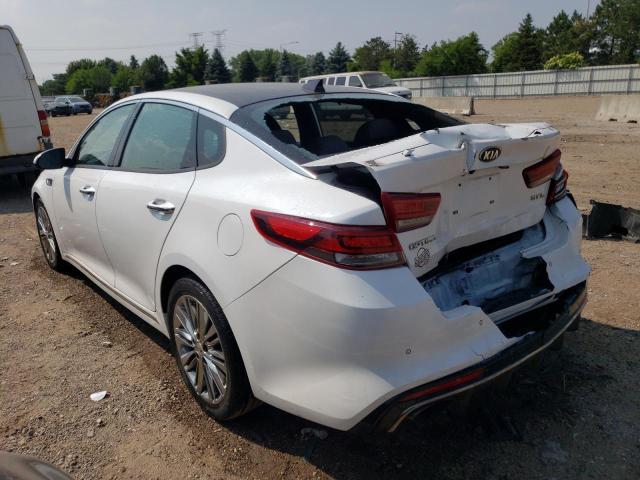 5XXGV4L27JG205738 - 2018 KIA OPTIMA SXL WHITE photo 2