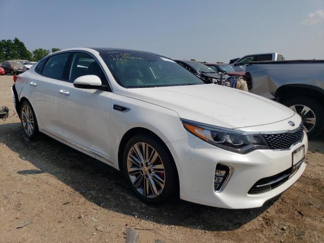 5XXGV4L27JG205738 - 2018 KIA OPTIMA SXL WHITE photo 4