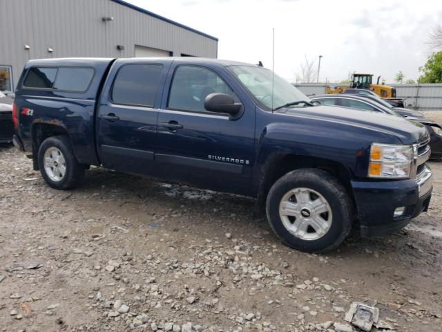 2GCEK13M171676332 - 2007 CHEVROLET SILVERADO K1500 CREW CAB BLUE photo 4