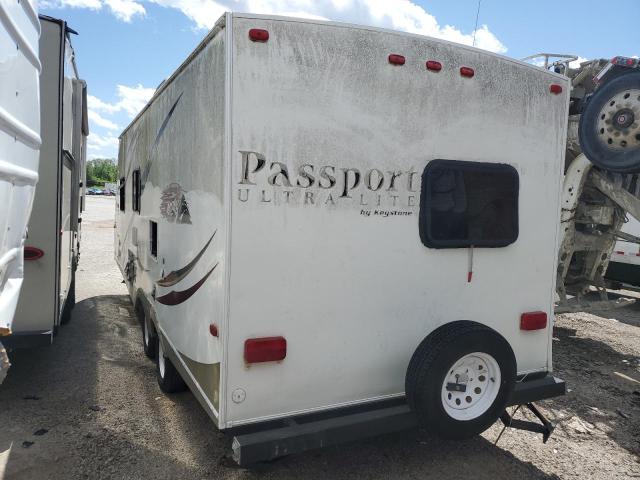 4YDT25028BT410985 - 2011 KEYSTONE PASSPORT WHITE photo 3