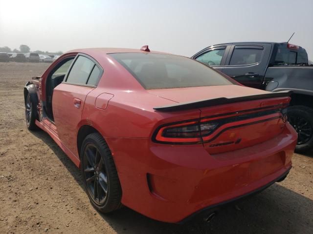 2C3CDXMG0NH186809 - 2022 DODGE CHARGER GT RED photo 2